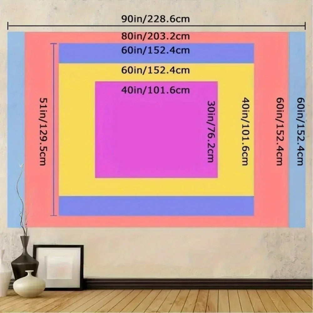 Tapisserie pyramide de pharaon égyptien 3D, décoration de salon, chambre à coucher, bureau, cadeau créatif