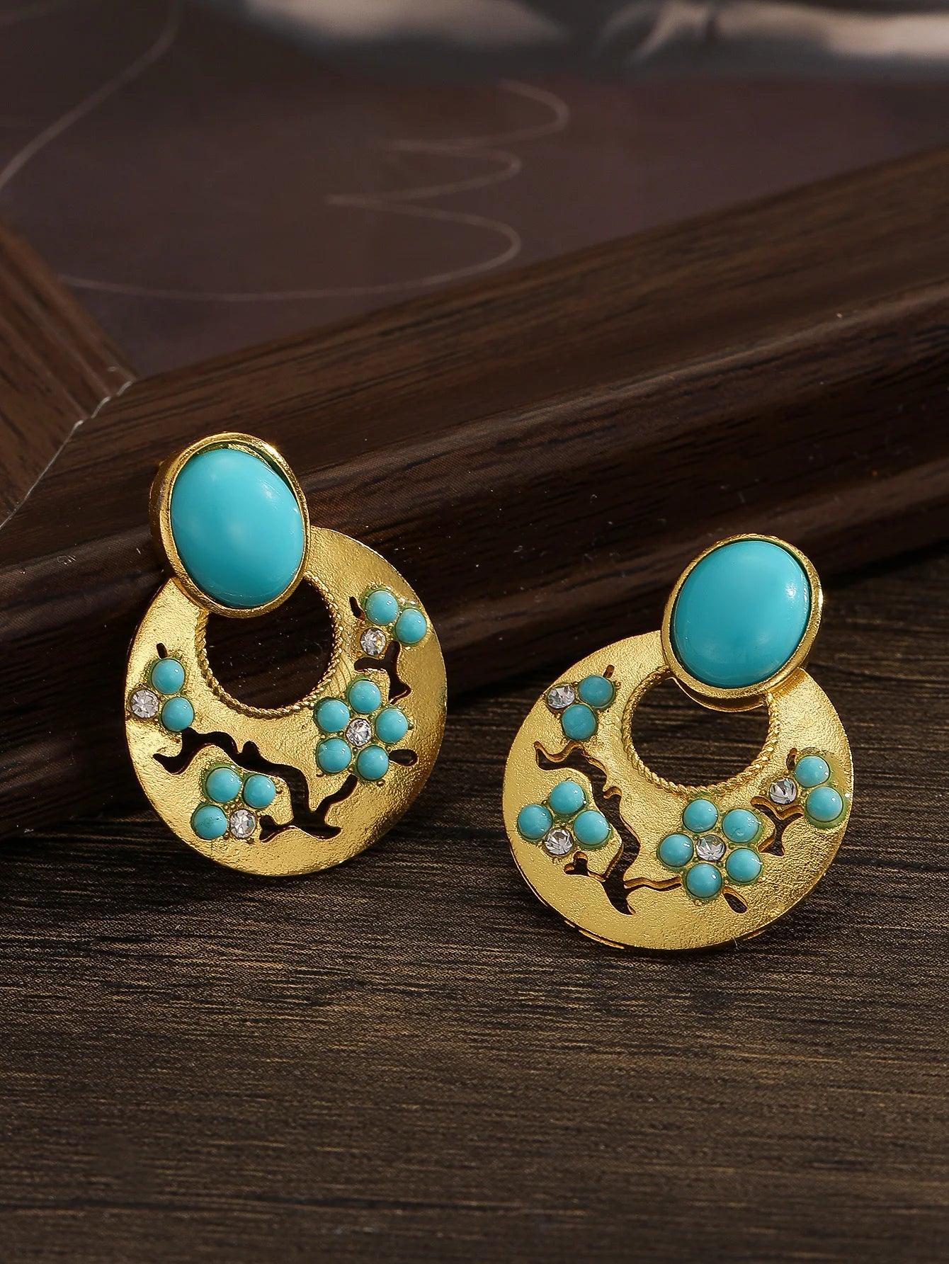 Boucles d'oreilles pendentif style bohème vintage pour femmes, accessoires de bijoux, nouveau, 430