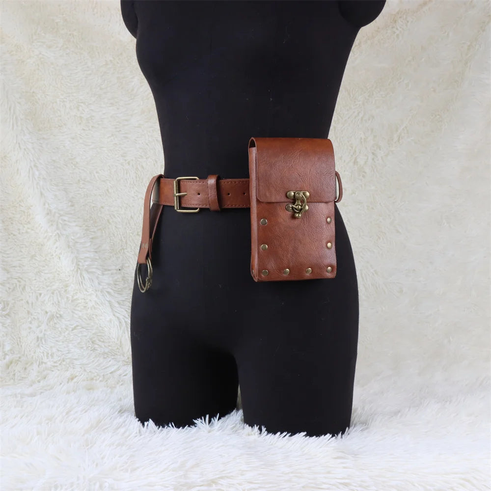 Chevalier Viking Cosplay fantaisie ceinture Wasitbag fourreau médiéval Renaissance déguisement accessoires de déguisement adulte mâle accessoires ceinture