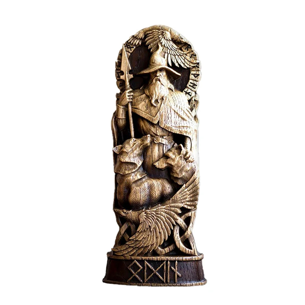 Statue de Freyja en Résine – Sculpture Scandinave du Panthéon Viking pour Autel Heathen Asatru