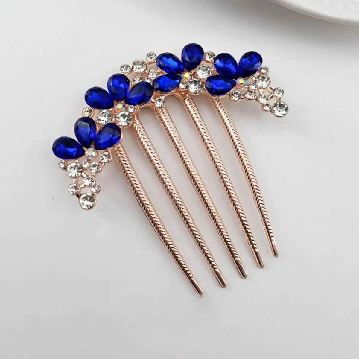 Peigne à cheveux en cristal pour femmes, pinces à cheveux décoratives en strass, couvre-chef rétro en métal, alliage de luxe, accessoires pour cheveux, bijoux cadeau
