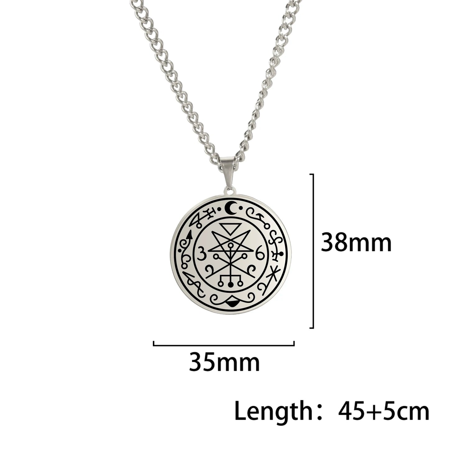 Dawapara – collier Sigil de Lilith, amulette surnaturelle en acier inoxydable, bijou gothique païen, cadeau religieux