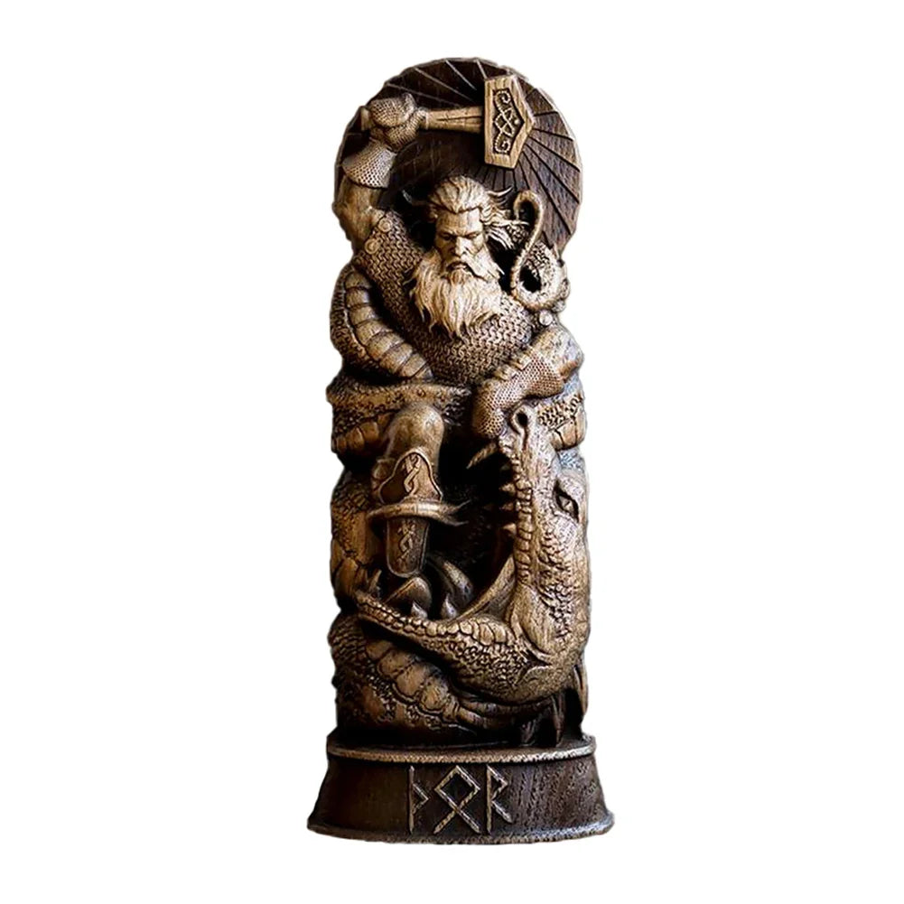Statue de Freyja en Résine – Sculpture Scandinave du Panthéon Viking pour Autel Heathen Asatru