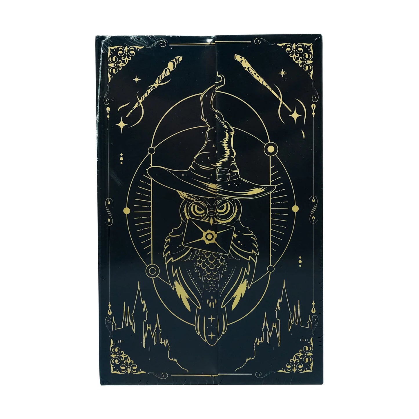 Carnet Vintage Hibou Européen avec Boucle Magnétique – Cahier de Réunion et Manuel Étudiant Élégant