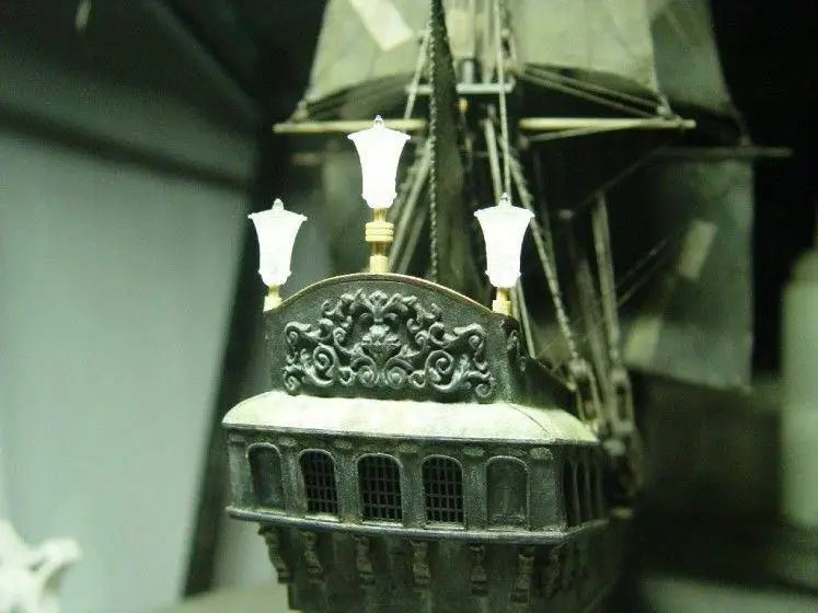 Black Pearl-Analyste de modèles de soleil en bois, version ultime, Shicheng, 1:96, 413mm