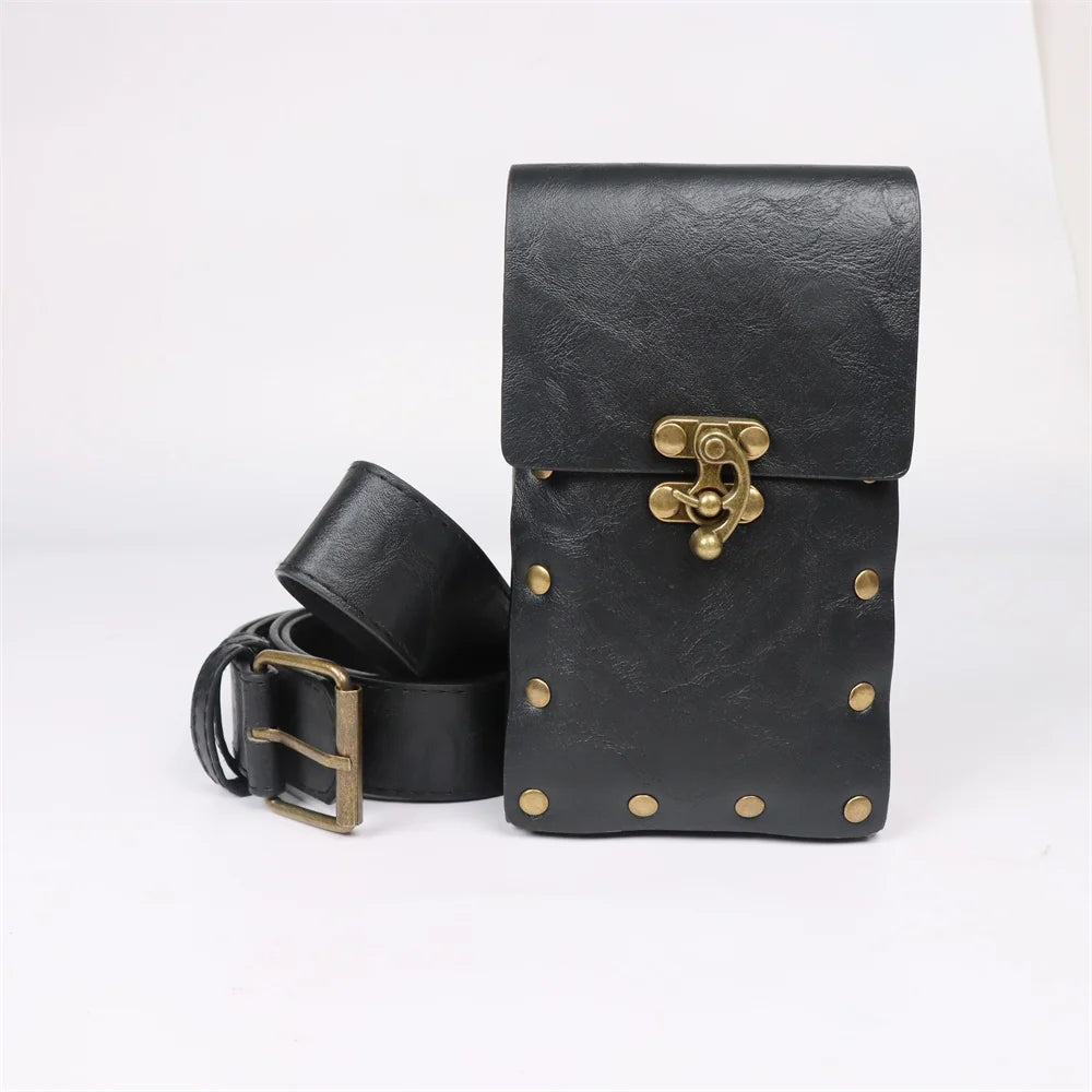 Chevalier Viking Cosplay fantaisie ceinture Wasitbag fourreau médiéval Renaissance déguisement accessoires de déguisement adulte mâle accessoires ceinture
