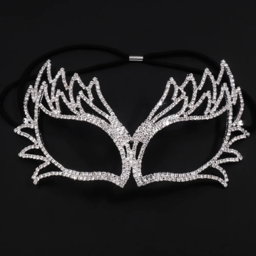 Bijoux de visage d'ange pour femmes, accessoires pour les yeux assortis, décorations de mardi gras, tendance élégante