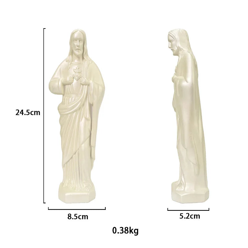 Joseph Christ le rédempteur Statue jésus Figurine résine Christ Figure chrétien catholique décoration religieuse maison bureau artisanat