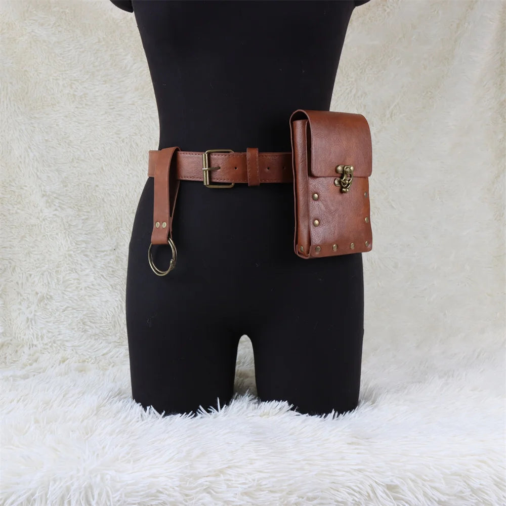 Chevalier Viking Cosplay fantaisie ceinture Wasitbag fourreau médiéval Renaissance déguisement accessoires de déguisement adulte mâle accessoires ceinture