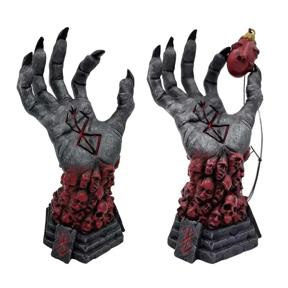 Statues gothiques à main de sorcière ou accessoire, ornement créatif en résine, clés murales esthétiques, support suspendu, cintres de sac, décoration murale pour la maison