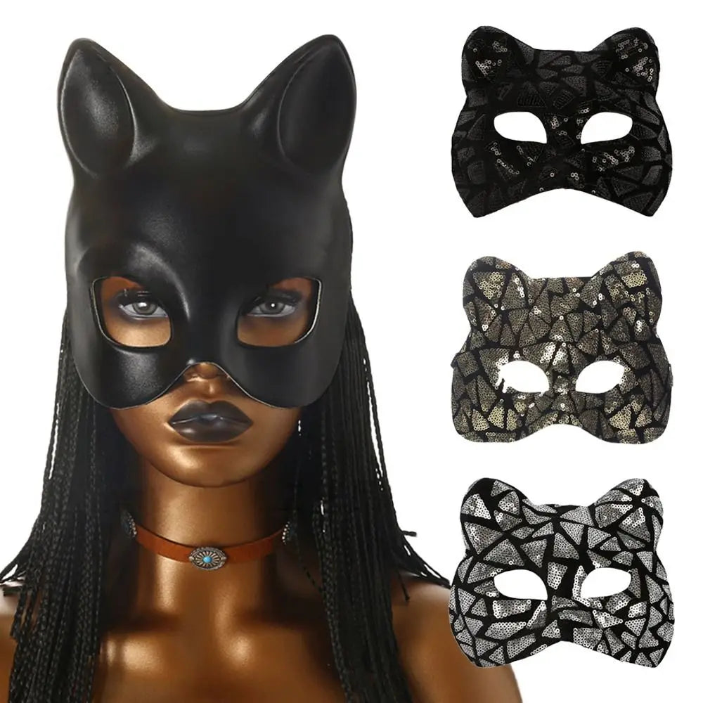 Masque OligCat pour Fille, Demi-masque pour les Yeux, ixVénitienne, Boule de Maquillage, Mardi Gras, Mode