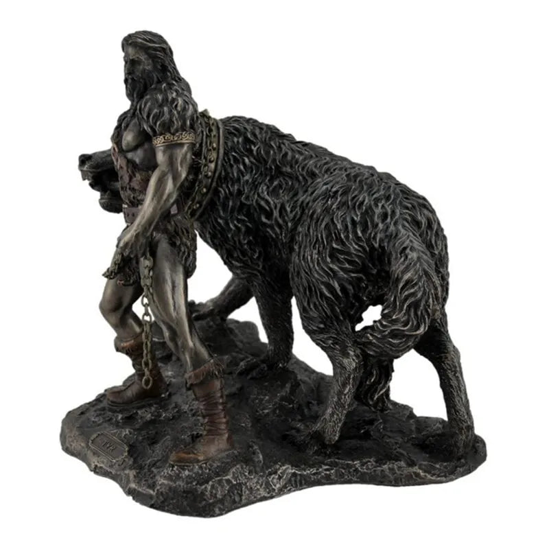 Statue en Résine du Dieu Nordique Tyr – Décoration Élégante pour Salon, Accessoire Mythologique Moderne