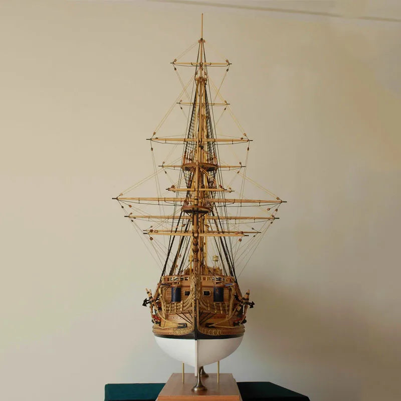 St. Philip-Modèle de voilier en bois de classe I Genic Leship, kit de bricolage, assemblé à la main, cadeau de jouet, simulation de soleil, 1/50