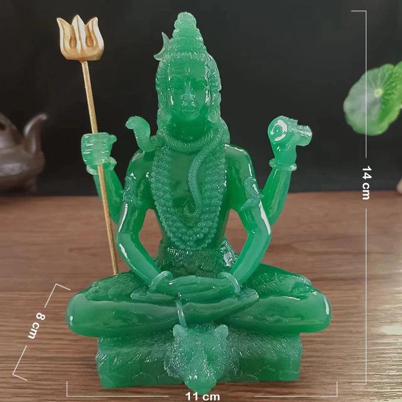 Statue de Shiva dorée hindoue Ganesha Vishnu, Figurine de bouddha, Sculpture, décoration de salle, bureau, maison, dieu indien, artisanat Feng Shui