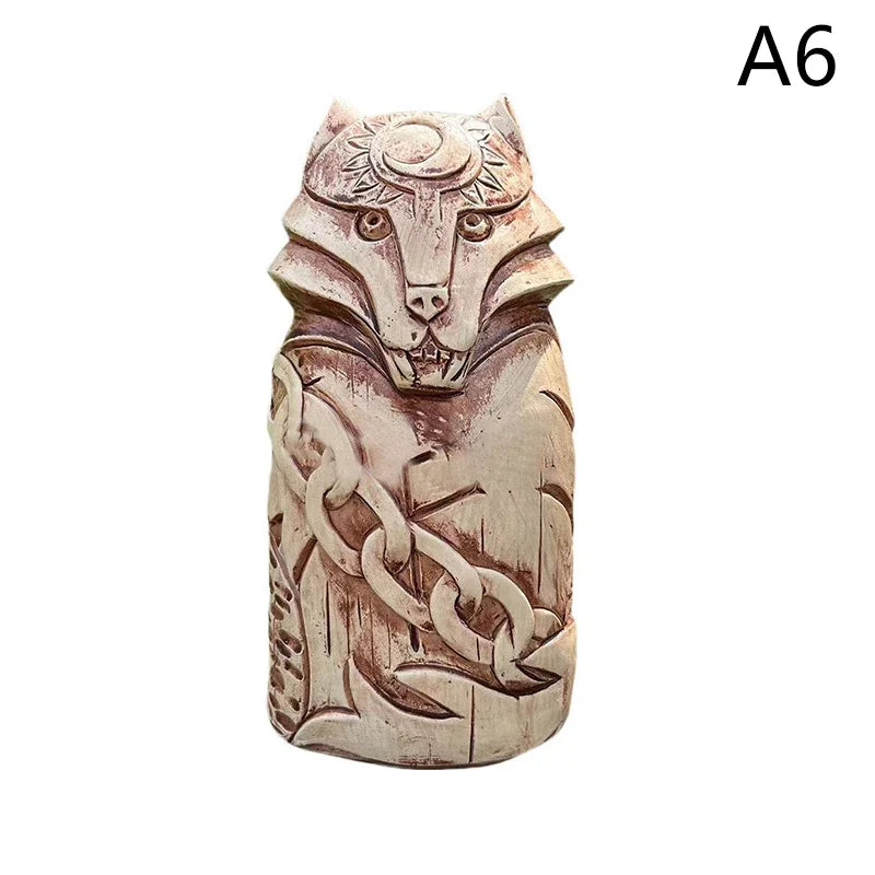 Freya – Statue de déesse Viking en résine, Sculpture d'ange religieux, Sculpture d'autel nordique montée au sol pour décoration de maison