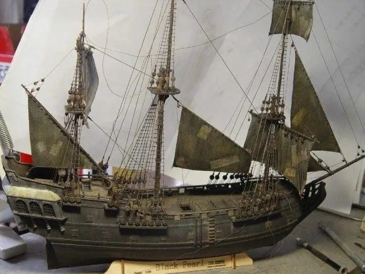 Black Pearl-Analyste de modèles de soleil en bois, version ultime, Shicheng, 1:96, 413mm