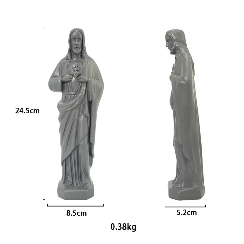 Joseph Christ le rédempteur Statue jésus Figurine résine Christ Figure chrétien catholique décoration religieuse maison bureau artisanat