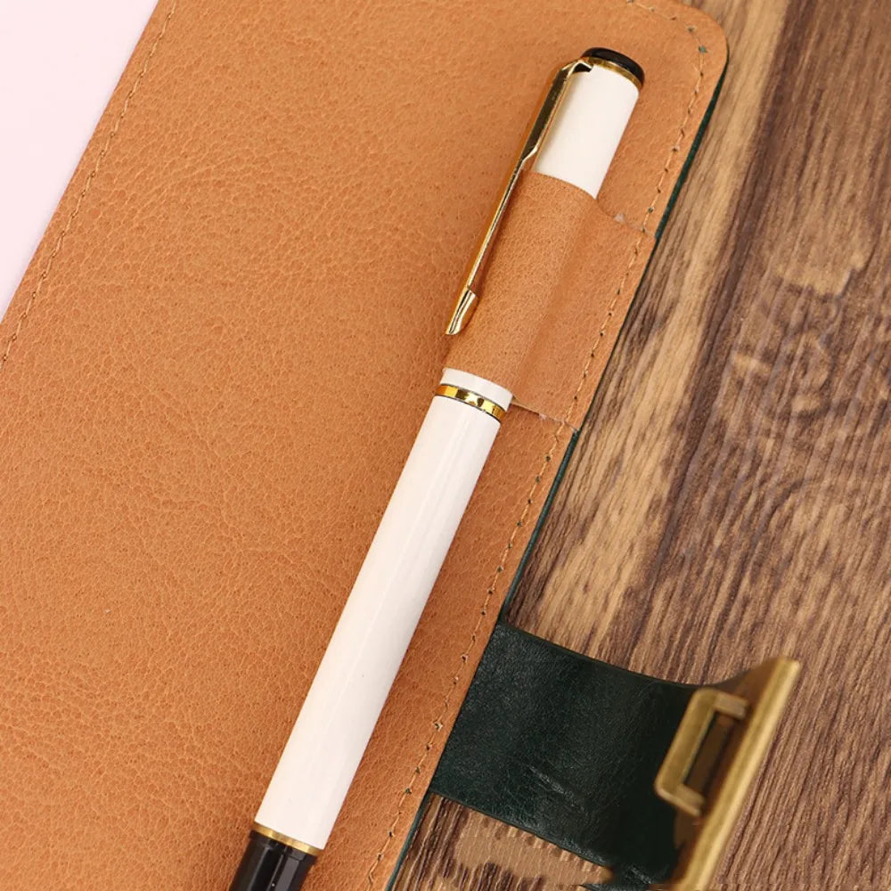 Carnet A5 Rétro Sécurisé avec Serrure – Journal Intime, Bloc-Notes Créatif et Boussole de Voyage