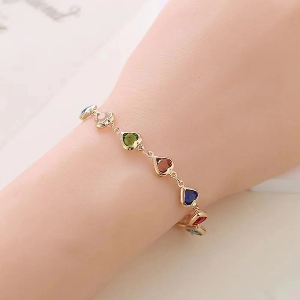 MEDFOLY Bracelet marguerite coloré mignon pour femmes bracelets délicats créatifs hypoallergéniques avec chaîne réglable bijoux délicats