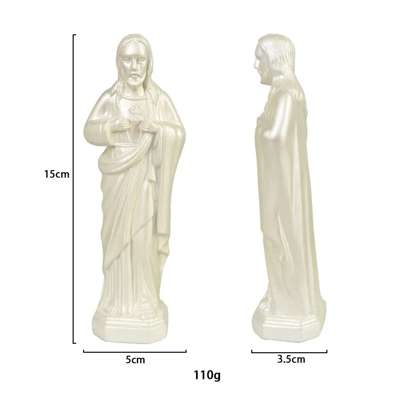Joseph Christ le rédempteur Statue jésus Figurine résine Christ Figure chrétien catholique décoration religieuse maison bureau artisanat