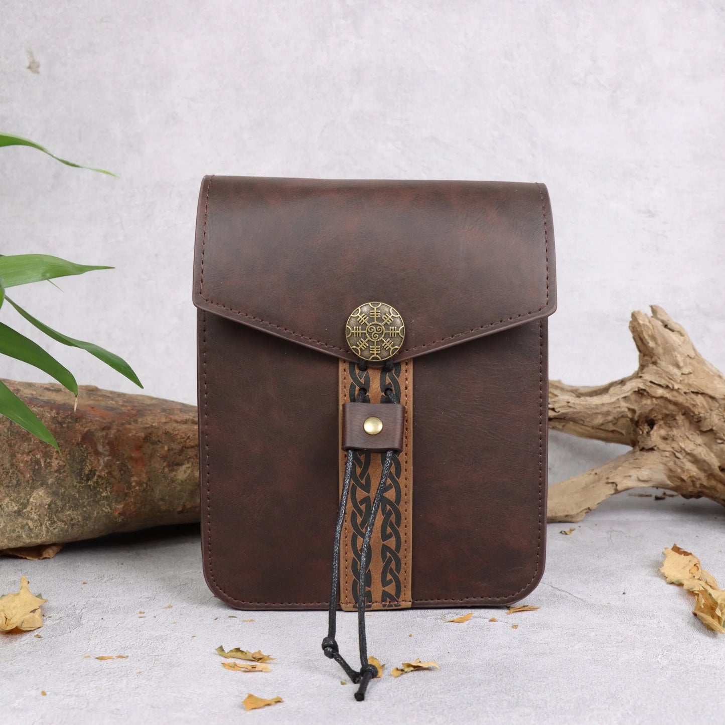Ceinture de Cosplay Viking, ensemble de jeu de rôle de chevalier courageux, sac de taille de pièce de monnaie en cuivre médiéval, Cosplay