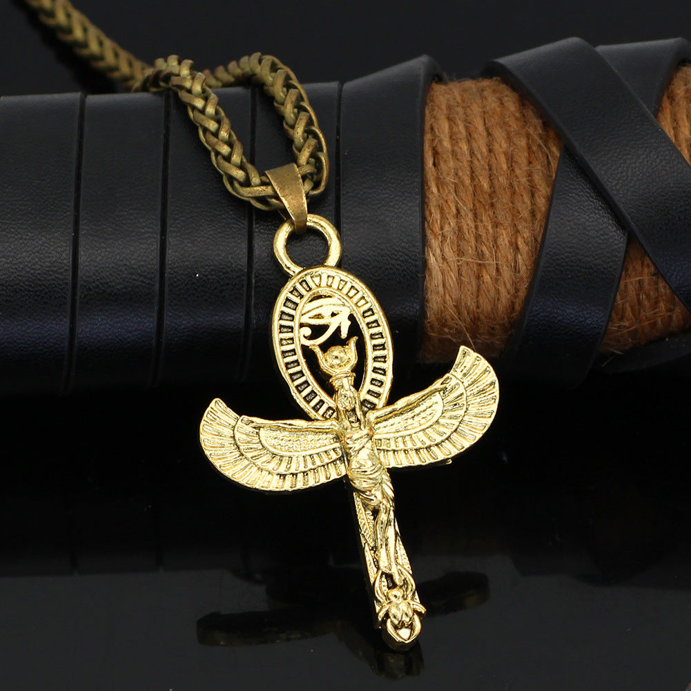Personalized Wing Goddess Pendant Men's Accessories