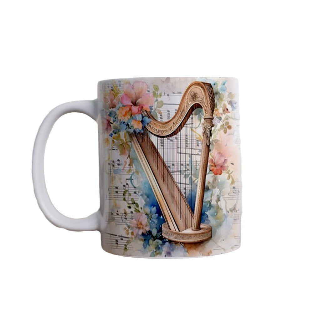 Tasse en céramique Thème de musique