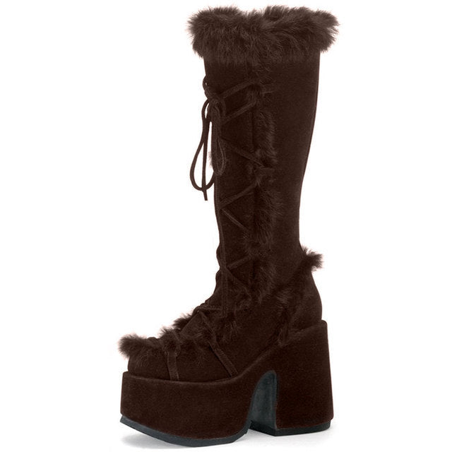 Brand New Big Size Platform Gothic Style Women's Boots