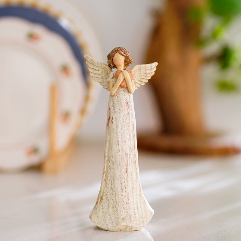 Retro Creative Angel Artwork Desktop Decoration