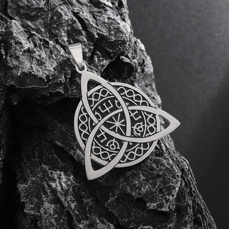 Viking Compass Stainless Steel Necklace For Women