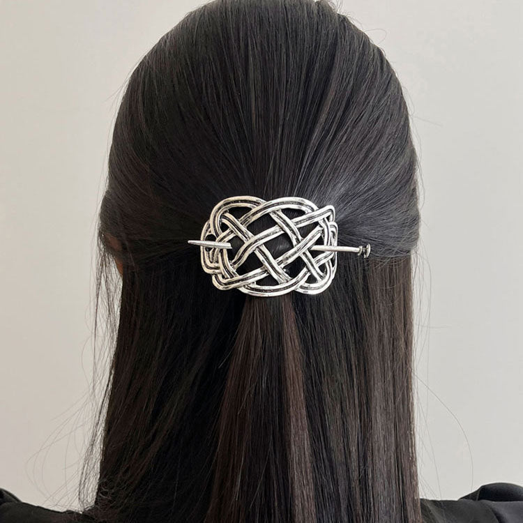 Celtic Norwegian Vintage Metal Woven Hairpin