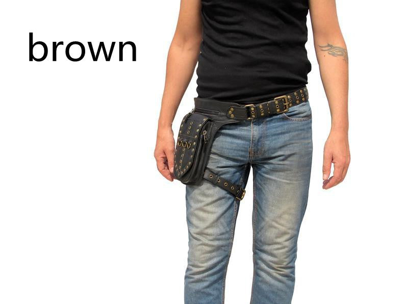 Médiévale Punk Européen Et Américain Rétro Ceinture Satchel