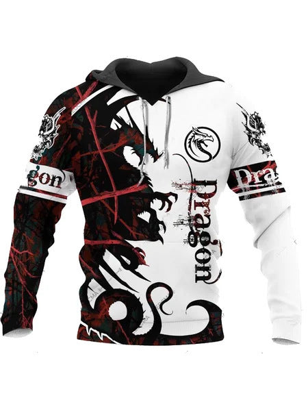 Fashion 3D Sweatshirt Men's Cool Viking Print