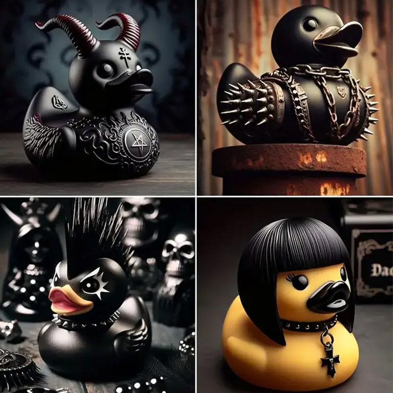 Satan Punk Duck Death Rock Gothic Girl