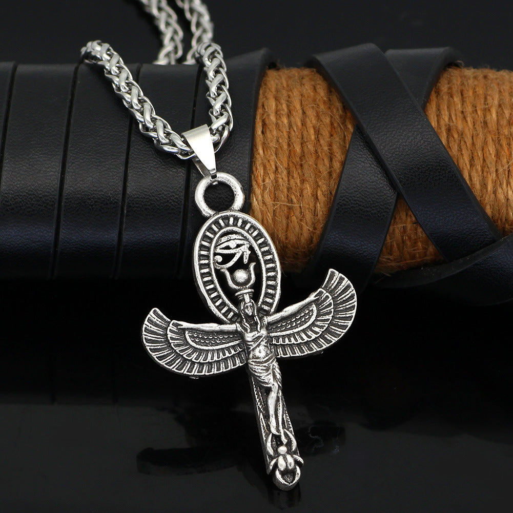 Personalized Wing Goddess Pendant Men's Accessories