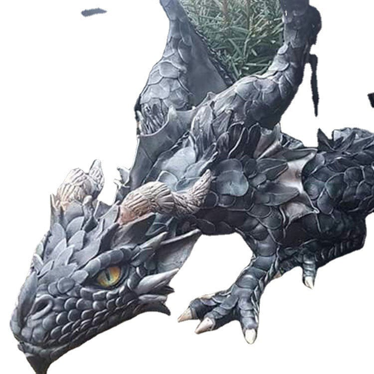 Squatting Dragon Sculpture Dragon Guardian Resin Crafts