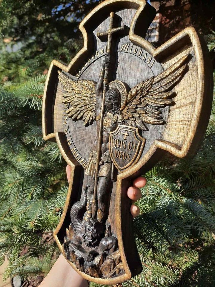 Statue Of Archangel Michael Resin Crafts