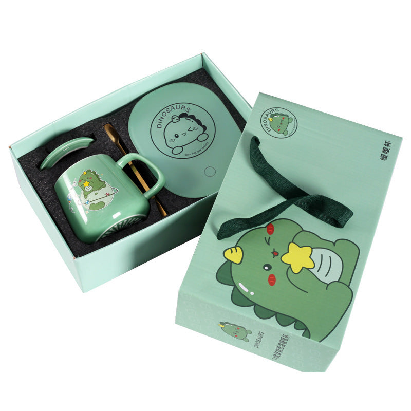 Fashion Crown Dinosaur Thermostat Mug Set