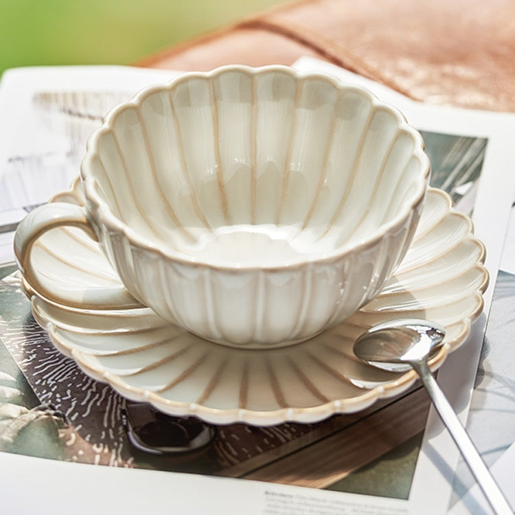 Ensemble de plaques de café vintage tasse en céramique