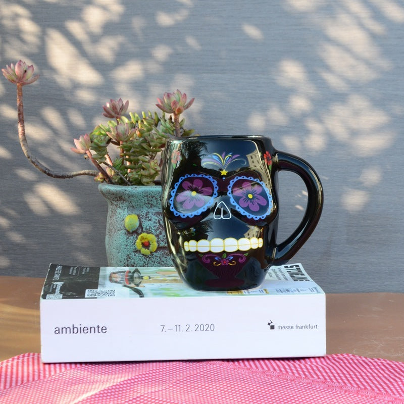 Creative Skull Stereo Ceramic Mug Halloween