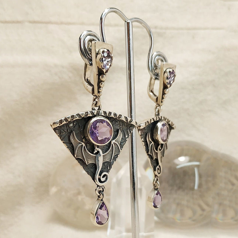 Women's Dragon Gothic Punk Metal Earrings
