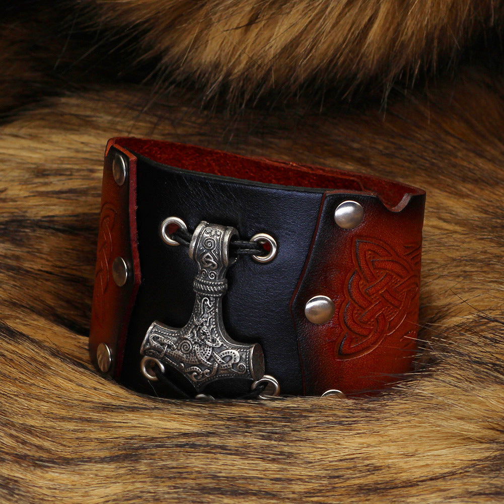 Bracelet en cuir de vachette,