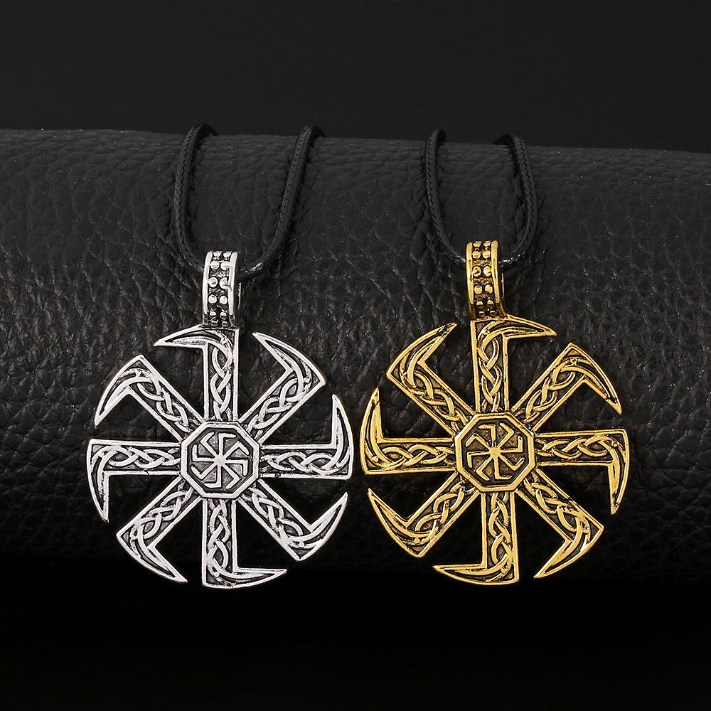 Viking Charm Men's Slavic Vintage Pendant Necklace