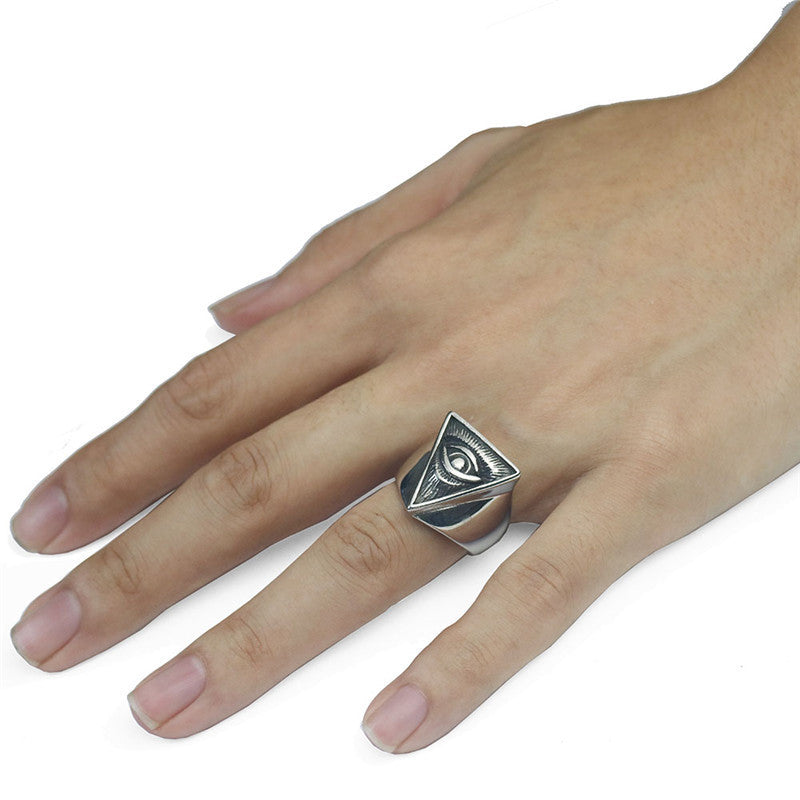 God's Eye Ring Men's Personality Punk Adjustable Ring