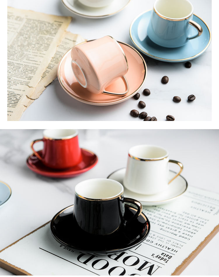 Creative Turc En Céramique Café Tasse Macaron Couleur