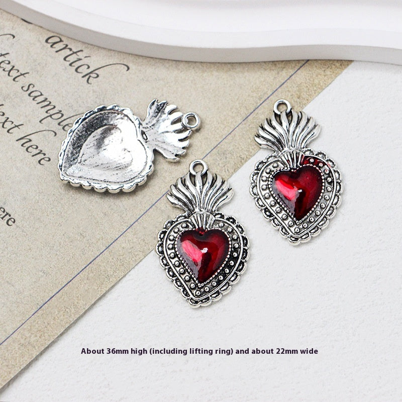 Gothic Girl Cross Love DIY Handmade Necklace Bracelet Earring Ornament Accessories