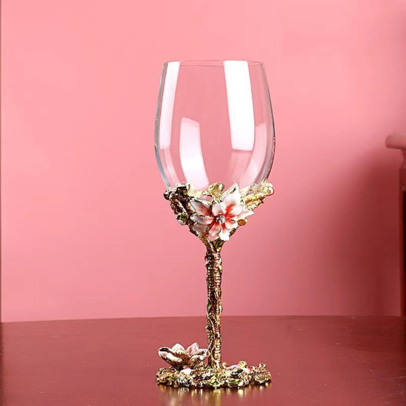 Light Luxury Red Wine Crystal Glass Goblet