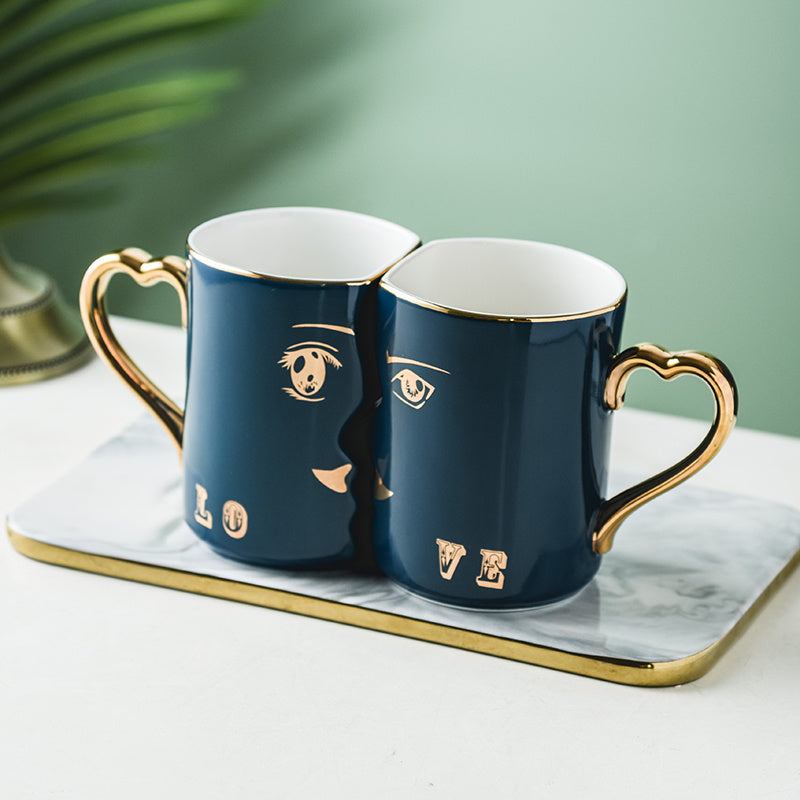 Nouveau Produit Creative Couple À Bouche Tasse Tasse Personnalisée Tasse D'eau
