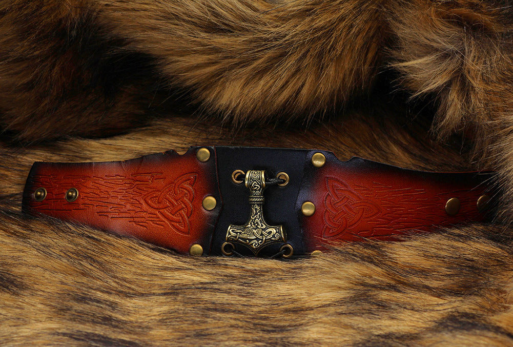 Bracelet en cuir de vachette,