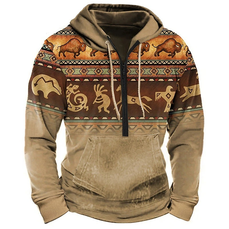 Medieval Gothic Punk Character Cosplay Hooded Sweatshirt Casual Street Cardigan